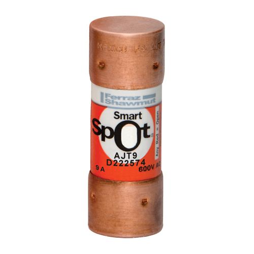 AJT9 - Fuse Amp-Trap 2000® 600V 9A Time-Delay Class J AJT Series Smart-Spot